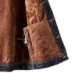 Single Breasted <b>Jeans</b> <b>Jacket</b> <b>Men</b> Slim Fit Cotton Outwear <b>Jackets</b> Spring Autumn <b>Men</b> <b>Jeans</b> <b>Jackets</b> Casual Custom Color - Product Image 6