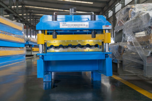 알루징크 아연도금 유약 타일 지붕판 제조기 - Product Image 2