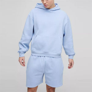 Custom logo Clothing Manufacturers Custom <b>Hoodie</b> <b>and</b> <b>Shorts</b> <b>Set</b> <b>Men</b> Pullover Blank <b>Short</b> <b>Set</b> for <b>Men</b> - Product Image 6