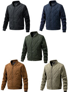 Trendy Loose Fit Polyester Cotton Zipper Closure Stand Collar Front Warm <b>Canvas</b> Fabric Autumn Winter Men's Leopard Cartoon - Product Image 6