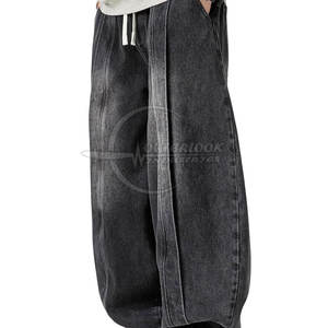 Best Quality 2025 Wide <b>Leg</b> Pants Custom Color New Design Design Men High Quality Fashion Pants For Men - Product Image 4