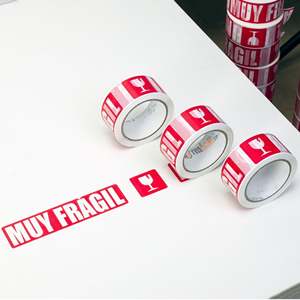 Cinta Adhesiva de Papel Acrílico de 125 Metros x 48 mm para Embalaje y Marcaje de Mercancías y Objetos Frágiles y Delicados - Product Image 5