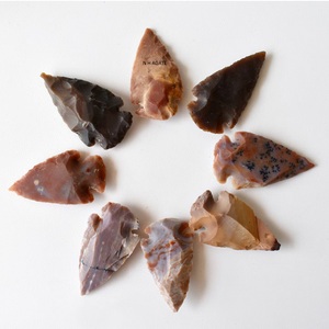 Cristal natural, venta al por mayor, piedras preciosas, puntas de flecha de jaspe de lujo para cantidad a granel - Product Image 2