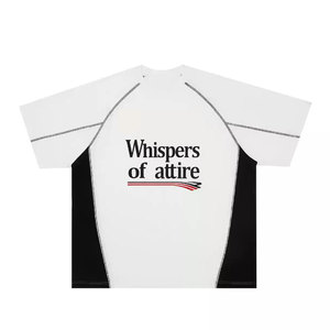 Pull en jersey de coton lourd de haute qualité, nouveau modèle OEM, épaules tombantes, coupe ample, lettres surdimensionnées, longueur standard, col rond - Product Image 5