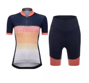 Ensemble de maillot de cyclisme personnalisé pour femme célèbre nouvelle marque avec pantalon de cyclisme de vélo assorti - Product Image 2