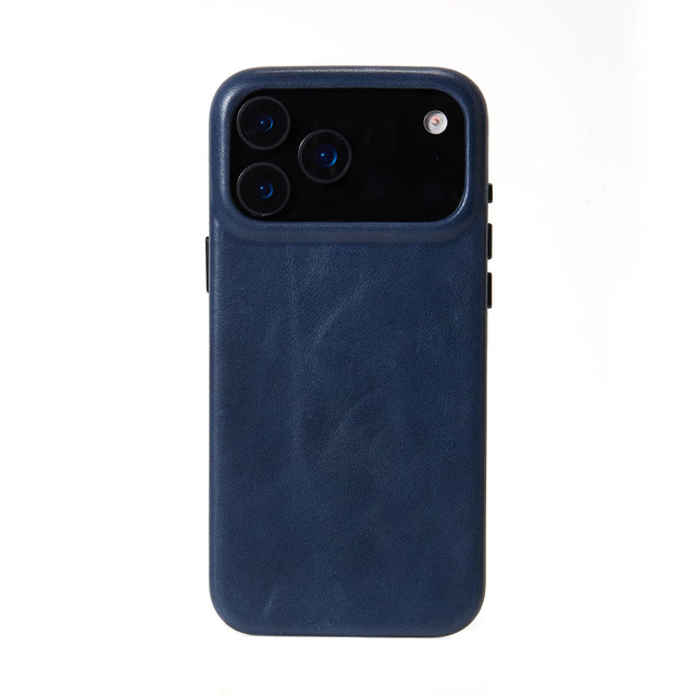 Luxury Handmade Genuine Leather Foldable Phone Case for 17 Pro Max with Nature Scenery Design-Aarons OEM/ODM Service