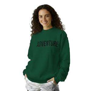 Sudadera de cuello alto holgada para mujer, de tejido polar suave, estampada, moderna, informal, para invierno. - Product Image 1