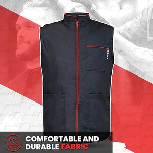 เสื้อกั๊กช่างตัดผมแบบสั่งทำพิเศษ คุณภาพพรีเมียม เป็นมิตรกับสิ่งแวดล้อม เสื้อคลุมลำลองสำหรับผู้ชาย ขายส่ง - Product Image 5