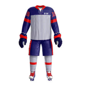 Entrenamiento y ropa deportiva Uniforme de hockey sobre hielo a la venta Uniforme de hockey sobre hielo para adultos hecho a medida al por mayor - Product Image 2