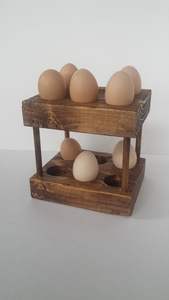 Appelé PORTE-OEUFS EN BOIS DE HAUTE QUALITÉ POUR LA CUISINE DE LA FERME et le marché Plateau à œufs pour ustensiles de cuisine Keed Egg Safe - Product Image 3