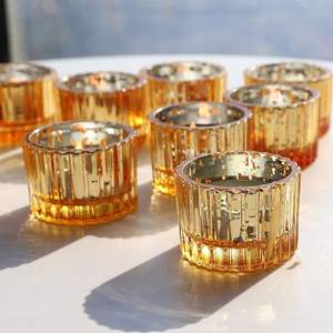 Portavelas de Cristal Mercurio | Portavelas Cum Votive en Acabado Premium para Decoración del Hogar y Bodas en Tarifas Mayorista - Product Image 2