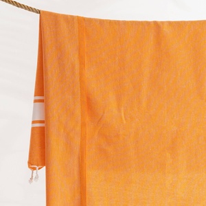 ผ้าขนหนูชายหาดแบบตุรกี Peshtemal Hammam สำหรับสระว่ายน้ำ ป้องกันทรายเกาะติด Fouta Sa - Product Image 5
