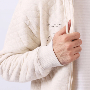 เสื้อฮู้ดซิปรูดซิปโอเวอร์ไซส์สำหรับผู้ชายผ้าคอตตอน100% สไตล์สตรีทแวร์ผ้าคอตตอน400แกรมสำหรับผู้ชายโอเวอร์ไซส์ผลิตตามสั่ง - Product Image 6