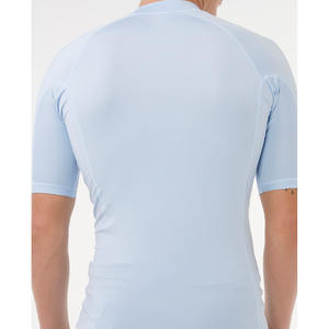 Secado rápido y cómodo Hombres Rash Guard Color sólido Hombres Mangas largas Rash Guard para ropa deportiva - Product Image 5