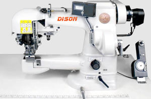 Máquina de coser de doble hilo de puntada invisible de calidad DS-325-40D-TP con mango de plástico, personalizable OEM para costura de forro de axilas en trajes DIY - Product Image 6