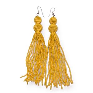 Perles de rocaille colorées de style bohème boucles d'oreilles perlées faites à la main cadeaux à la mode - Product Image 5