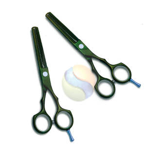 Ciseaux à effiler professionnels pour barbier, ultra-affûtés, en acier inoxydable, ciseaux de salon, design élégant, faible MOQ - Product Image 1