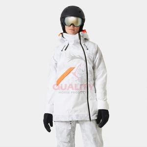 Chaqueta de Invierno para Mujer al por Mayor, Chaqueta de Snowboard Impermeable y Cortavientos, Ropa de Esquí de Secado Rápido, Transpirable, OEM ODM - Product Image 4