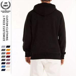 Pull-over oversize en molleton d'hiver gaufré, 100 % coton, respirant, 360 g/m², style streetwear pour homme, OEM - Product Image 4