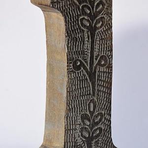 Blocs de lettres en bois alphabet en gros d'Inde avec différents motifs et tailles pour la décoration de la maison Fabricant - Product Image 6