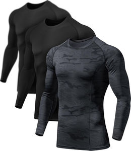 La última ropa sublimada transpirable funcional MMA Rash Guard de secado rápido para hombres - Product Image 1