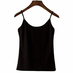Nouvelle arrivée OEM prix raisonnable haute qualité respirant femme débardeurs mode décontracté et couleur unie débardeur pour les femmes OEM - Product Image 6