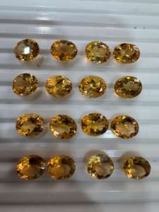 พลอยอเมทิสต์ทรงเหลี่ยมเพชรพลอยธรรมชาติขนาด6x8มม. อัญมณีหลวม - Product Image 4