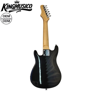 <span class=keywords><strong>Kit</strong></span> de <span class=keywords><strong>Guitarra</strong></span> <span class=keywords><strong>Eléctrica</strong></span> para Niños de 30 Pulgadas con Tapa de Madera Contrachapada, Diapasón de Ébano, Mástil de Arce, 1 Pastilla Humbucker, Correa y Bolsa - Product Image 2