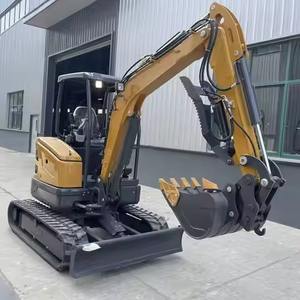 Livraison gratuite! Mini excavatrice chinoise CE EPA 0.8 tonnes capacité de 3 tonnes cabine accessoire multifonction moteur Mini creuser - Product Image 6