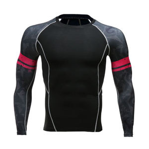 Customizable Breathable MMA Rash Guard <b>Compression</b> <b>Shirt</b> with Quick Dry <b>Long</b> <b>Sleeve</b> Sublimated Sportswear for Men Girls Gym Use - Product Image 5