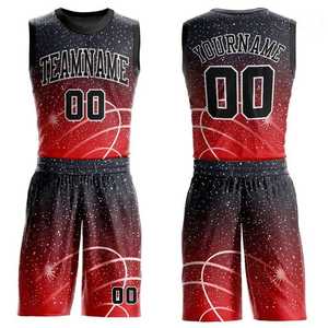Vêtements de sport, dernier design, uniforme de basket-ball d'été, logo personnalisé, couleur unie, respirant, séchage rapide, 100% polyester, adultes - Product Image 6