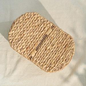 Water Hyacinth Woven Brown Oval Handmade <b>Storage</b> <b>Box</b> Eco-Friendly Natural Home and Home <b>Decor</b> Wholesale from Vietnam - Product Image 4