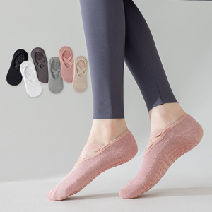 Calcetines de yoga antideslizantes de color caramelo, puños de 5 dedos de Punto ligero para deportes de verano, aula, barco, trampolín, personalizado temprano 2025 - Product Image 3