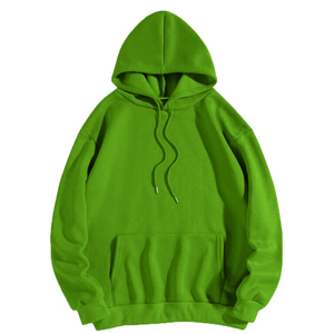 Sweat à capuche en molleton de coton 350 pour homme avec logo personnalisé, chaud, uni, à capuche, vêtements de grande taille, pull avec poche kangourou - Product Image 1