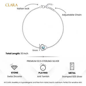 925 Silver Anklets/Payal for Women & Girls 100% <b>Real</b> Fine Anklets - Product Image 5