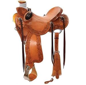 Sillín de caballo inglés hecho a mano para carreras de barriles cómodas-Sillín de equitación de primera calidad - Product Image 1