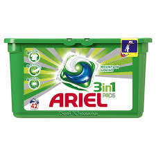 Ariel 3 en 1 Pods Solution de lessive pratique avec une forte puissance de nettoyage - Product Image 2