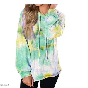 Sudadera con capucha de gran tamaño lisa en blanco con logotipo personalizado para mujer - Product Image 2