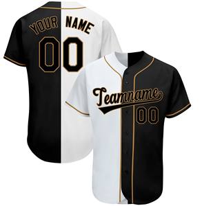 Maillot de baseball respirant imprimé à col rond pour homme 2026 – Chemise décontractée à manches courtes pour le sport et les activités d'équipe – 100 % polyester - Product Image 1