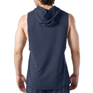 Fabricante de Camisetas sin Mangas Personalizables OEM, Transpirables, Corte Liso sin Costuras, Color Sólido, Ropa Deportiva para Fisicoculturismo, Top Moderno - Product Image 5