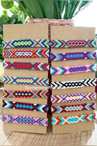 สร้อยข้อมือมิตรภาพลวดลายชาติพันธุ์ที่นำเสนอในปริมาณมากคำสั่งซื้อ - Product Image 4