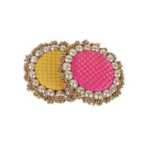 Plato decorativo de Rangoli estilo Ptola para Pooja Thali Ganpati Navratri Diwali decoración suelo Rangoli Mat fiesta boda decoración - Product Image 6