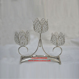 เชิงเทียนคริสตัลแบบทำด้วยมือสำหรับตกแต่งบ้านแท่นสำหรับงานแต่งงานงานปาร์ตี้คริสต์มาส - Product Image 5