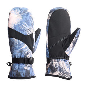 Gran oferta, guantes de esquí de seguridad impermeables a prueba de viento, manopla de talla grande impresa para deportes de invierno Unisex - Product Image 1