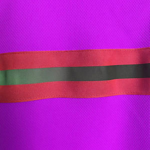 เสื้อโปโลสะท้อนแสงสีเหลืองสำหรับทำงานเสื้อยืดแขนสั้นสะท้อนแสง - Product Image 5