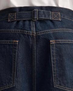 Jeans baggy de haute qualité pour hommes, pantalon vintage à motif solide, fermeture à cordon, tissage tricoté, pantalon en jean décontracté pour hommes - Product Image 5