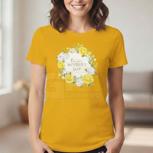 Camiseta para el Día de la Madre con estampado elegante, costuras duraderas y tela suave y cómoda - Product Image 3