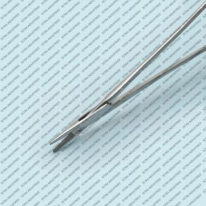 Porte-aiguilles TC DeBakey en acier inoxydable allemand, 6,5 pouces, mâchoires dentelées délicates, chirurgie cardiovasculaire, manuel - Product Image 2