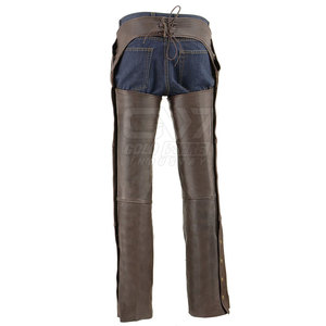 Hot <b>Sale</b> Leather Motorbike Full Chaps Professional Leather Made Motorbike Chap <b>For</b> Men's - Product Image 3