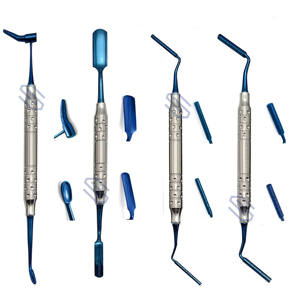 Kit de injerto de hueso para implante Dental, Set de cirugía de elevación sinusal, instrumentos recubiertos de titanio de acero inoxidable, CE - Product Image 1